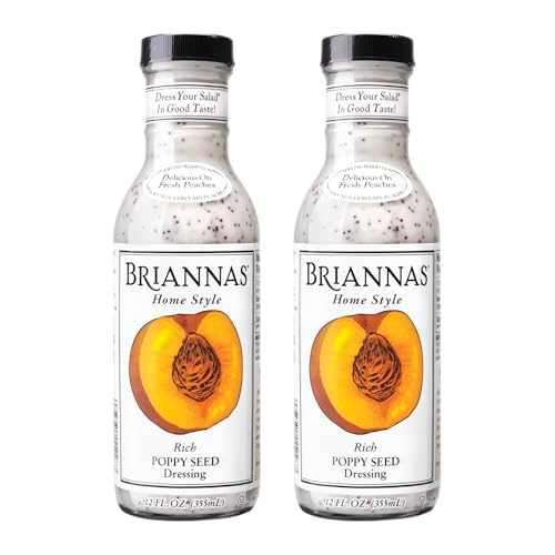 Image 1 of Default Title for the product BRIANNAS Home Style Rich Poppy Seed Dressing, Gluten Free, 2 Pack