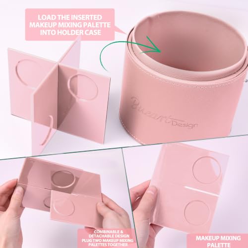 Image 4 of Bueart Design 30Pcs PRO Makeup Brushes Set Ultra Soft Dense Hair (Pink)