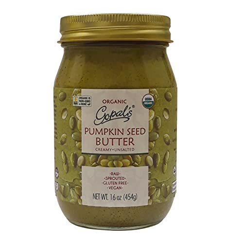Image 1 of 16 Ounce (Pack of 1) for the product Gopal's Sprouted Organic Raw Pumpkin Seed Butter 16 Ounces