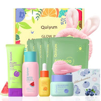 Thumbnail for Image 1 of Default Title for the product QUIYUM Fruit Skin Care Set for Dry Sensitive Skin, Natural Skincare Kit