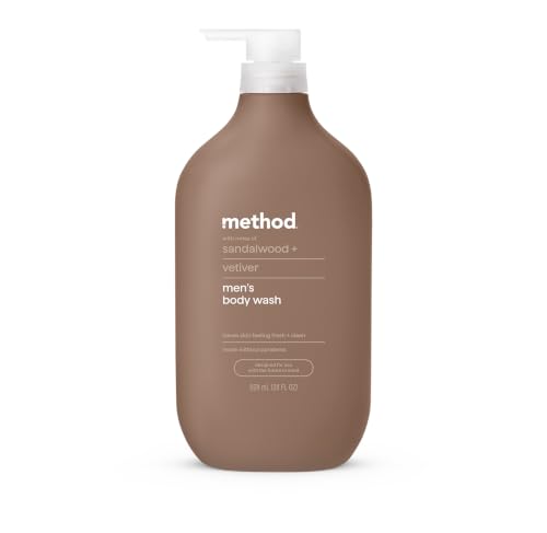 Image 1 of Default Title for the product Method Men’s Body Wash, Sandalwood + Vetiver, 28 fl oz