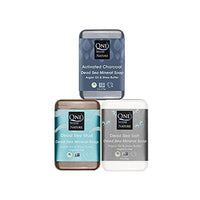 Thumbnail for Image 1 of Default Title for the product One With Nature Dead Sea Soap Variety 4oz 3Pk-Mud, Charcoal, Dead Sea Salt