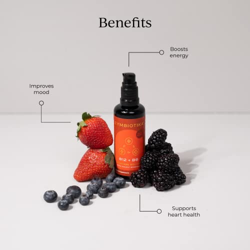 Image 2 of CYMBIOTIKA Liposomal Vitamin B12 1250mcg for Energy & Hair Support