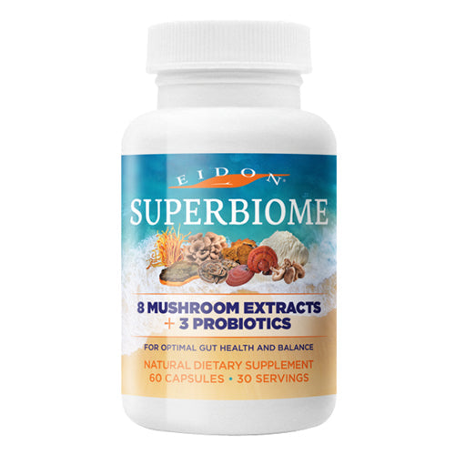 Eidon Ionic Minerals SuperBiome Mushroom Probiotic Capsules 60 Caps