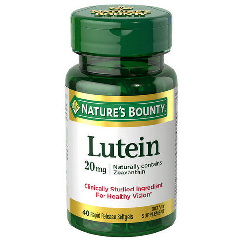 Nature's Bounty Natures Bounty Lutein 20 mg 40 sgels
