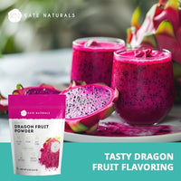 Thumbnail for Image 4 of Kate Naturals Dragon Fruit Powder for Baking & Drinks (4oz, Pack of 2)