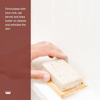 Thumbnail for Image 4 of Cremo Exfoliating Body Bar Soap for Men, Bourbon & Oak Scent, 5 Oz