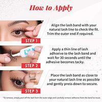 Thumbnail for Image 5 of Ardell Wispies Lashes 113 Natural Look Wispy Strip False Eyelashes, 6 Pairs