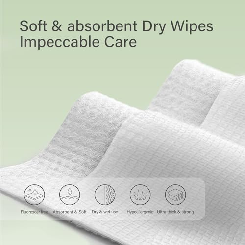 Image 5 of UNIFREE Facial Towels X-Large Size 11.8 x 9.8 Inch 50 Count