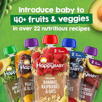 Thumbnail for Image 6 of Happy Baby Clearly Crafted Stage 2 Fruit & Veggie Variety Pack 4oz (16)