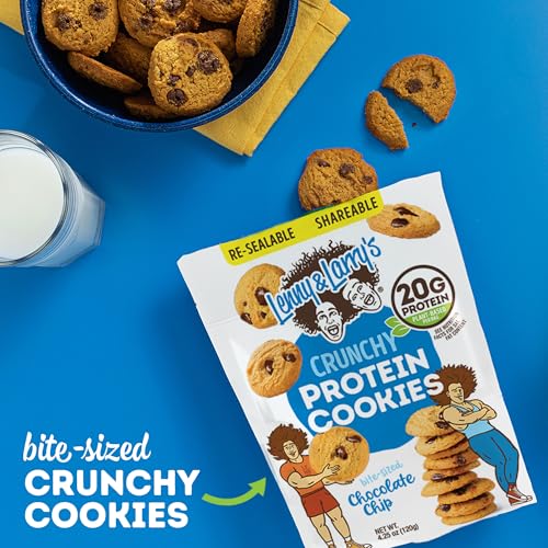 Image 3 of Lenny & Larry's Crunchy Cookie Chocolate Chip, 6g Plant Protein, 6 Pack