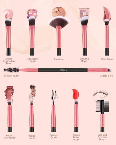 Image 5 of BESTOPE PRO Makeup Brush Set