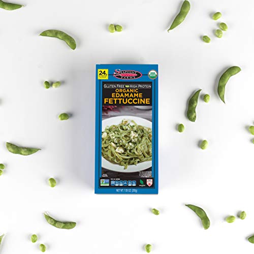 Image 4 of SEAPOINT FARMS Organic Edamame Pasta, Fettuccine, 7.05 oz (Pack of 3)