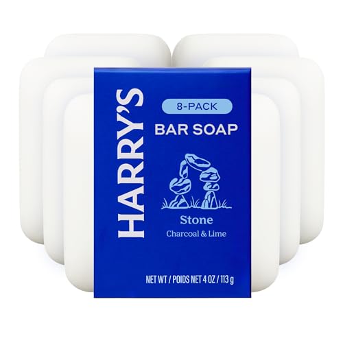 Image 4 of Stone / 4 Ounce (Pack of 8) for the product Harry's Bar Soap for Men