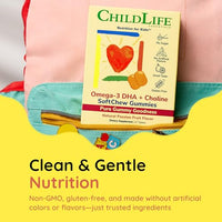 Thumbnail for Image 6 of ChildLife Essentials Omega-3 DHA + Choline SoftChew Gummies, 27 Tablets