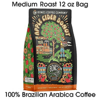 Thumbnail for Image 4 of Bones Coffee Company Apple Cider Donut Flavored Coffee, Medium Roast Low Acid Arabica Beans, 12 Oz Ground