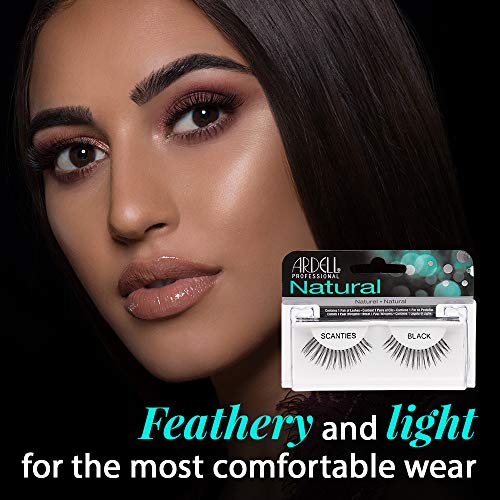 Image 2 of Ardell Natural Lashes False Eyelashes Scanties Black 4 Pack
