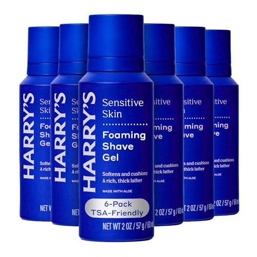 Image 2 of 2 Ounce (Pack of 6) for the product Harry's Foaming Shave Gel for Men with Aloe - 6.7 oz (3 Pack)