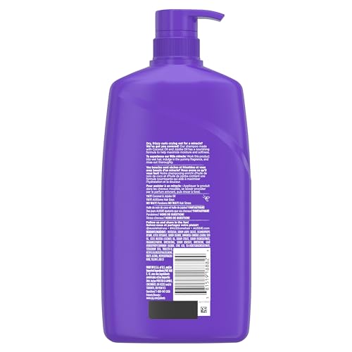 Image 2 of Aussie Miracle Curls Shampoo for Curly Hair with Coconut Oil, Paraben Free, 26.2 Fl Oz (Pack of 4)