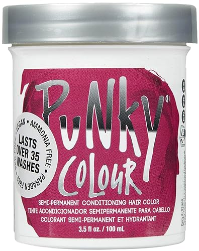 Image 2 of Rose Red / 3.5 Fl Oz (Pack of 1) for the product Punky Colour Semi Permanent Hair Color