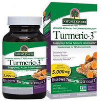 Thumbnail for Nature's Answer Turmeric-3 90 Veg Caps