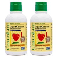 Thumbnail for Image 2 of Orange / 16 Fl Oz (Pack of 2) for the product ChildLife Essentials Liquid Calcium Supplement for Kids