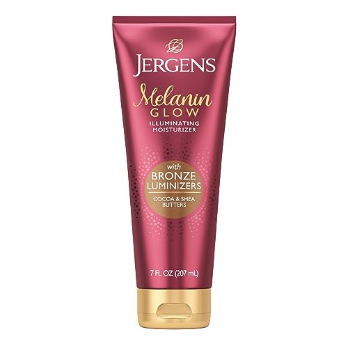 Image 1 of Default Title for the product Jergens Melanin Glow Illuminating Moisturizer, Bronze, 7 fl oz