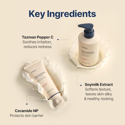 Image 9 of KUNDAL Soymilk Body Wash and Body Cream Set