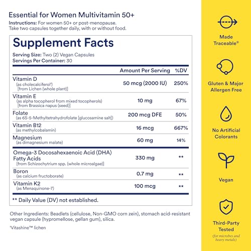 Image 3 of Ritual Women's 50+ Multivitamin - 60 Capsules - 30 Servings