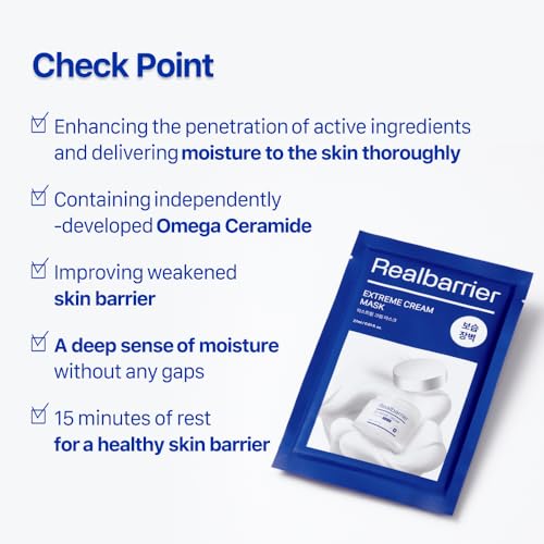 Image 2 of Real Barrier Extreme Cream Face Sheet Mask 10 Sheets