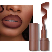 Thumbnail for Image 18 of 03# Caramel brulee / 1 Count (Pack of 1) for the product BAISEN DIARY 2-in-1 Double-Ended Matte Lip Liner & Lip Gloss Duo