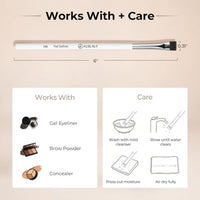 Thumbnail for Image 7 of ALBEAUT Flat Eyebrow Concealer Brush, Eyeliner Definer Makeup Brush