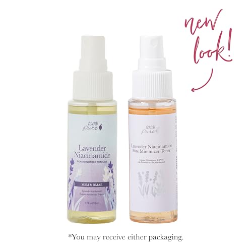 Image 4 of 100% PURE Lavender Niacinamide Pore Minimizer Tonique, 1.7 fl oz