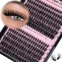 Thumbnail for Image 6 of C-natural spiky clusters for the product Goddvenus Manga Lash Clusters Eyelash Extensions