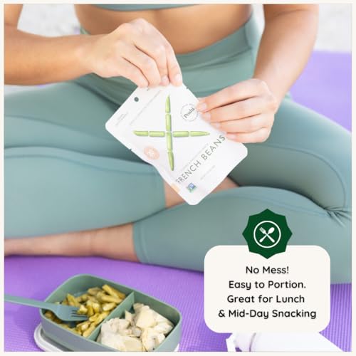 Image 5 of Poshi Marinated French Green Bean Snack Packs, Original, 10 x 1.76 oz