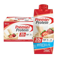 Thumbnail for Image 1 of Default Title for the product Premier Protein Shake, Strawberries & Cream, 11 fl oz, 15 Pack