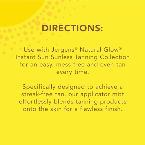 Image 6 of Jergens Natural Glow Body Applicator Mitt, Reusable Tanning Glove