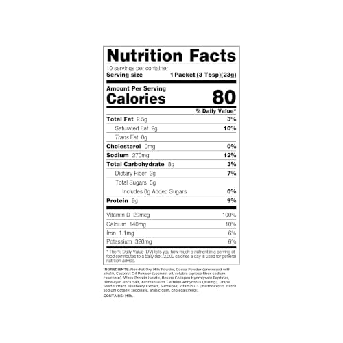 Image 3 of Perk Energy Drink Mix (Dutch Hot Cocoa) 10 Stick Packs, Gluten-Free