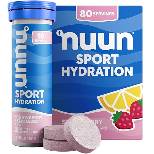 Image 1 of Default Title for the product Nuun Sport Electrolyte Tablets, Strawberry Lemonade, GF & Vegan, 8 Pack
