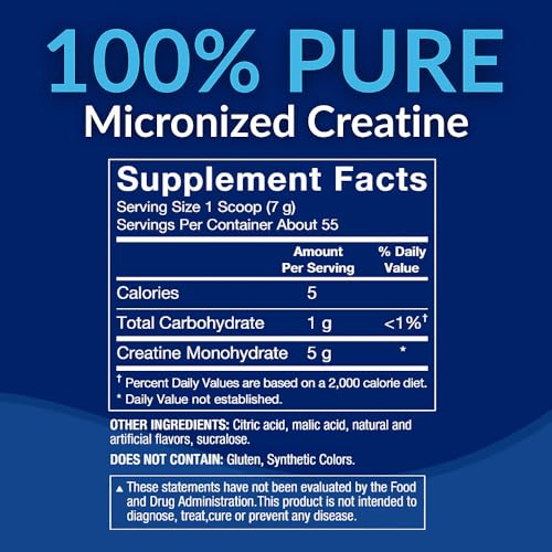 Image 3 of BodyTech 100% Pure Creatine Monohydrate Powder, Cherry Ice, 13 Oz