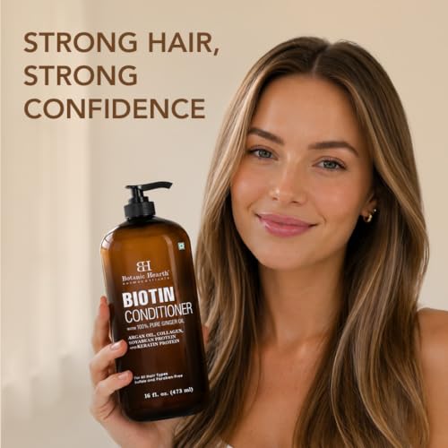 Image 5 of Botanic Hearth Biotin Conditioner With Ginger Oil & Keratin - 16 Fl Oz