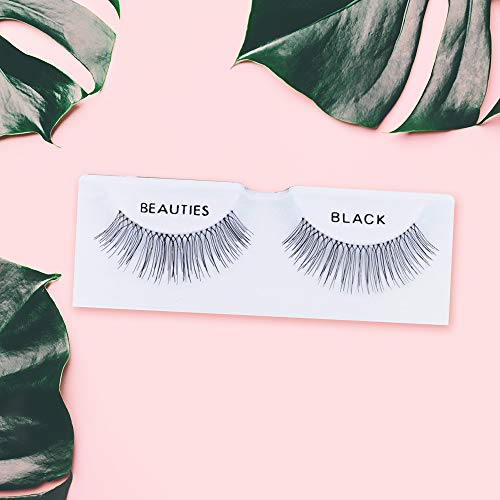 Image 3 of Ardell Natural Lashes False Eyelashes Beauties - Black, Full Volume, Lightweight, Reusable Strip Lashes for Natural Look, 4 Pack