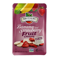 Thumbnail for Image 1 of Default Title for the product Brothers-ALL-Natural Freeze Dried Fruit Crisps, Banana Strawberry, 0.42 Oz (Pack of 24)