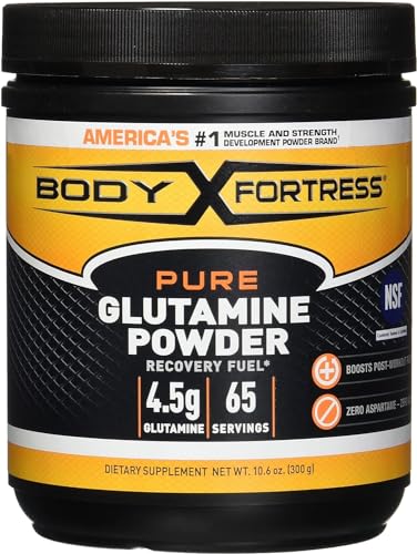 Image 1 of Default Title for the product Body Fortress 100% Pure Glutamine Powder, 300g Jar