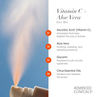 Thumbnail for Image 4 of Advanced Clinicals Vitamin C Face Toner + Ferulic Acid & Rosewater 7.5 Fl Oz