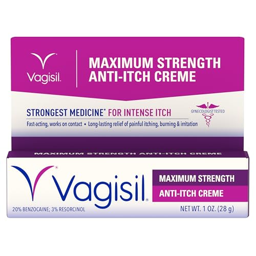 Image 2 of 1 Ounce (Pack of 1) for the product Vagisil Maximum Strength Feminine Anti-Itch Cre??me, 1 Oz (4 Pack)