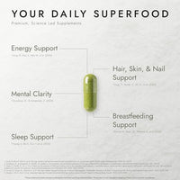 Thumbnail for Image 3 of Restology Labs Organic Moringa Leaf Capsules 1200mg 90 Capsules