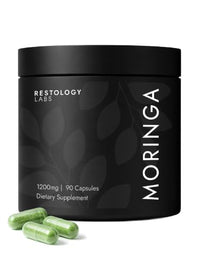 Thumbnail for Image 1 of Default Title for the product Restology Labs Organic Moringa Leaf Capsules 1200mg 90 Capsules