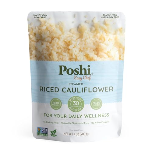 Image 1 of Default Title for the product Poshi Riced Cauliflower 7oz 6 Pack