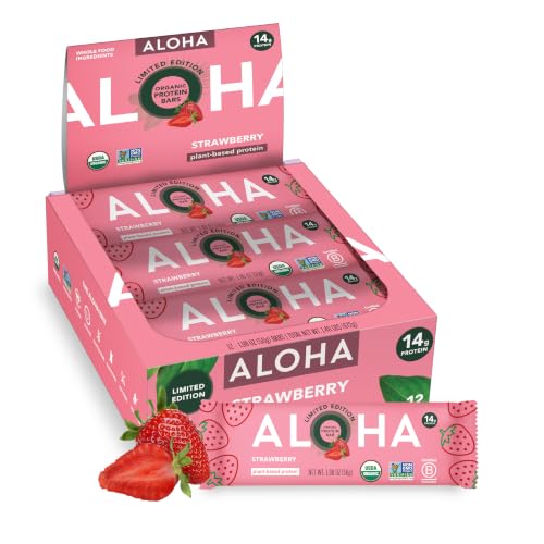 Image 1 of Default Title for the product ALOHA Organic Plant Based Protein Bars 12 Count